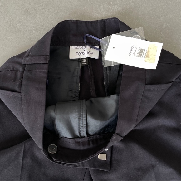 SOLD NWT J.W. Anderson x Topshop Tailored Trousers US 2 / UK 6 - Picture 4 of 12